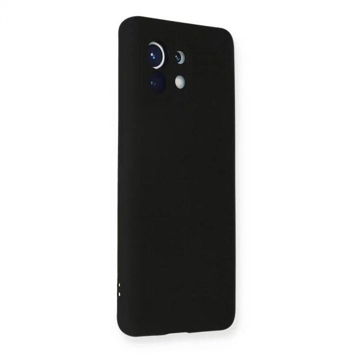 Xiaomi Mi 11 Kılıf Nano İçi Kadife Silikon - Siyah