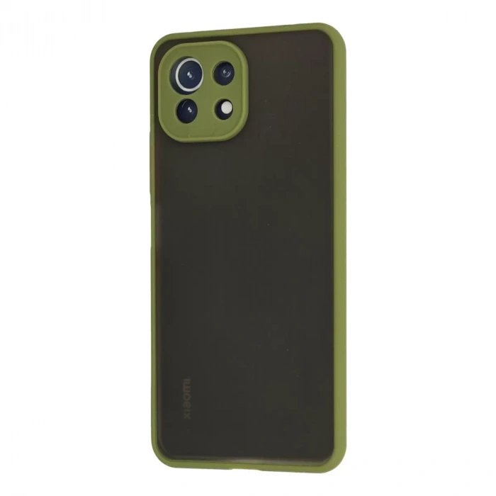 Xiaomi Mi 11 Lite Kılıf Montreal Silikon Kapak - Açık Yeşil