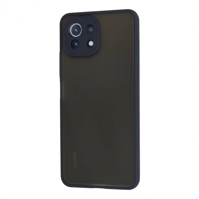 Xiaomi Mi 11 Lite Kılıf Montreal Silikon Kapak - Lacivert
