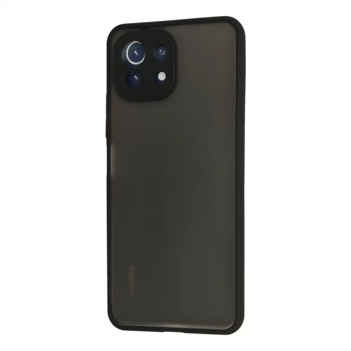 Xiaomi Mi 11 Lite Kılıf Montreal Silikon Kapak - Siyah