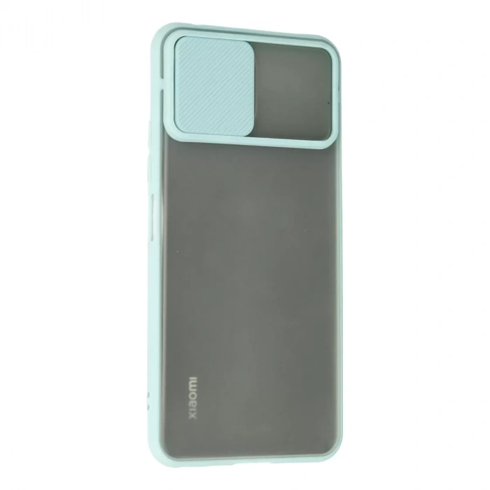 Xiaomi Mi 11 Lite Kılıf Palm Buzlu Kamera Sürgülü Silikon - Turkuaz