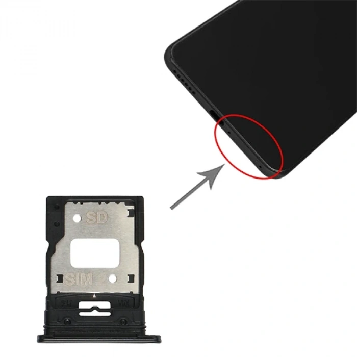 Xiaomi Mi 11 Lite Sim Hafıza Kart Kapağı Tutucu-(5775)