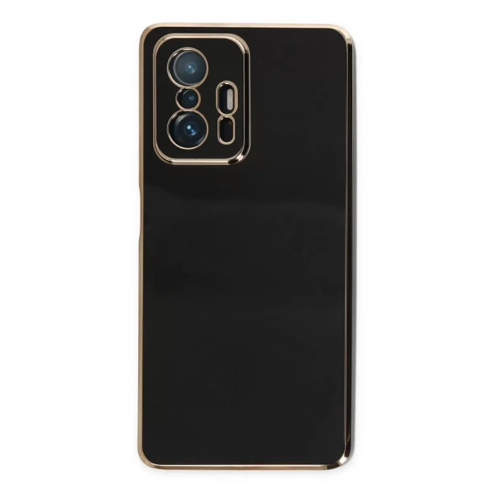 Xiaomi Mi 11t Pro Kılıf Volet Silikon - Siyah
