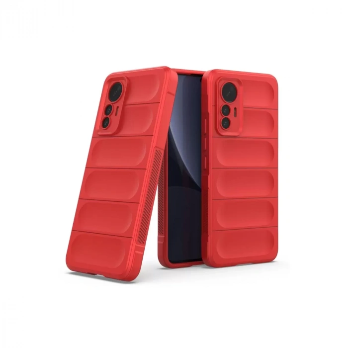 Xiaomi Mi 12 Lite Kılıf Optimum Silikon - Kırmızı