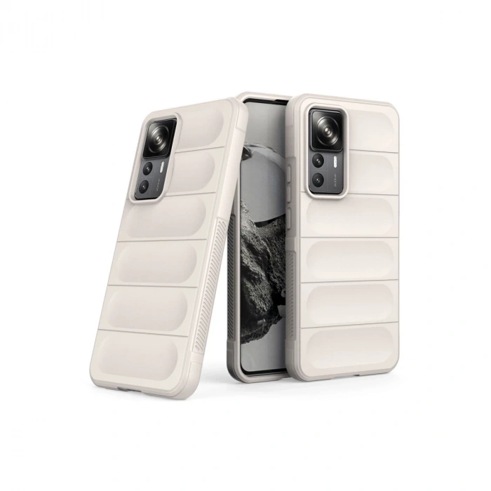 Xiaomi Mi 12t Pro Kılıf Optimum Silikon - Krem