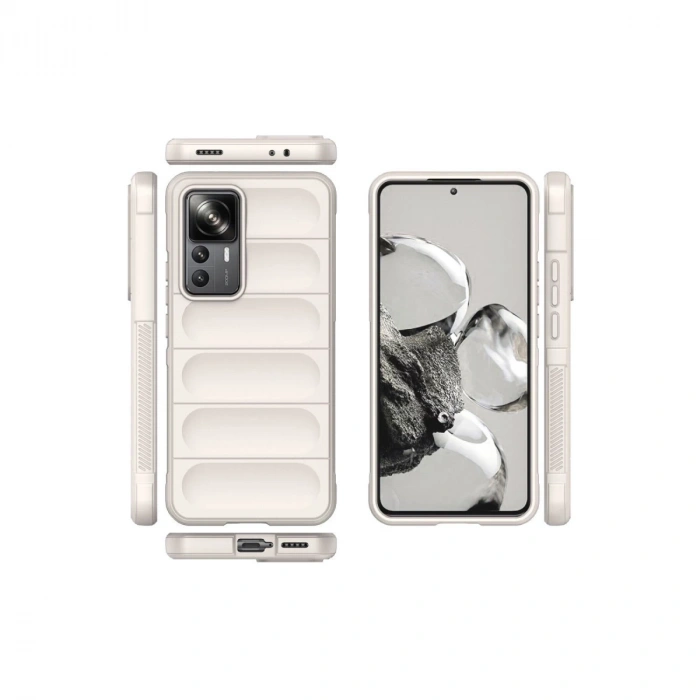 Xiaomi Mi 12t Pro Kılıf Optimum Silikon - Krem