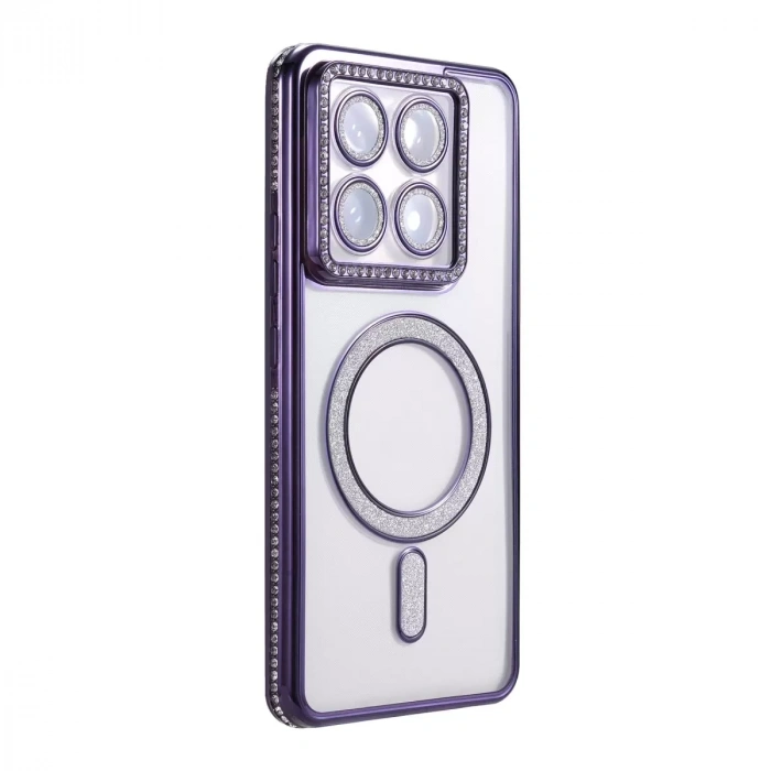 Xiaomi Mi 14t Pro Joke Simli Magneticsafe Kılıf - Derin Mor