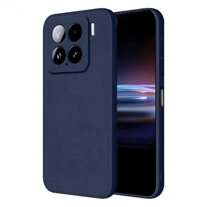 Xiaomi Mi 15 Pro Kılıf Nano İçi Kadife Silikon - Lacivert
