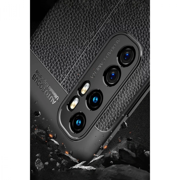 Xiaomi Mi Note 10 Lite Kılıf Auto Focus Kapak - Kırmızı