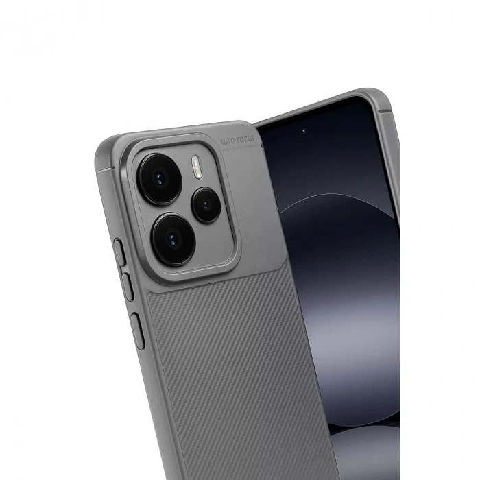 Xiaomi Note 14 5g Auto Focus Karbon Kapak - Gri