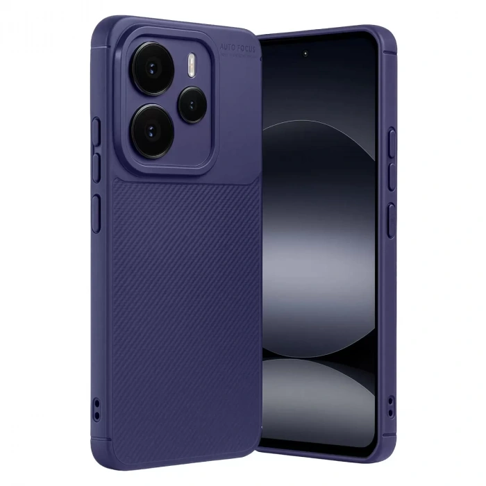 Xiaomi Note 14 5g Auto Focus Karbon Kapak - Lacivert