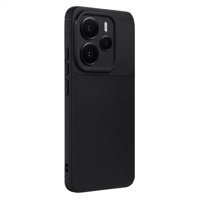 Xiaomi Note 14 5g Auto Focus Karbon Kapak - Siyah