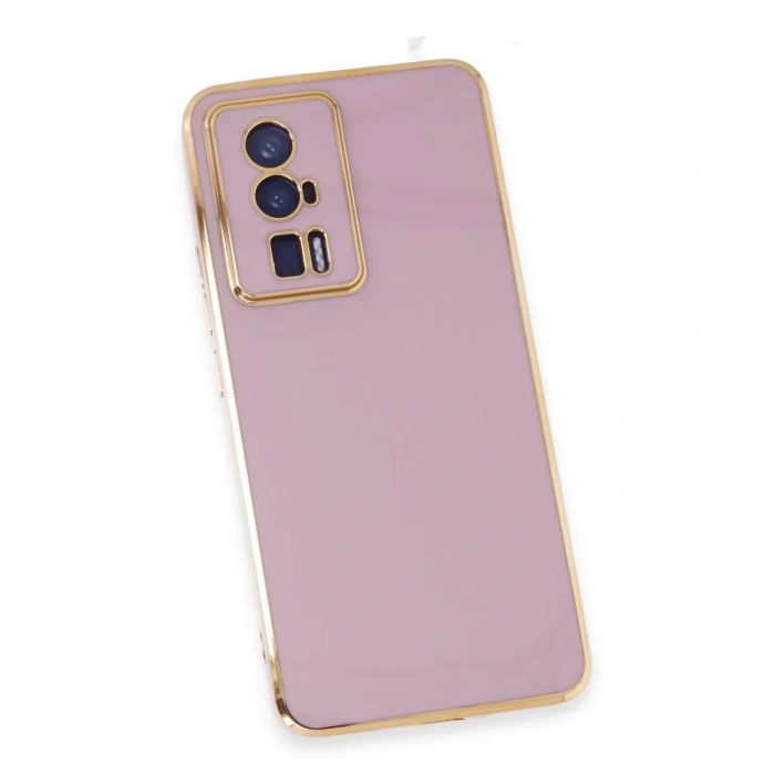 Xiaomi Poco F5 Pro Kılıf Volet Silikon - Mor