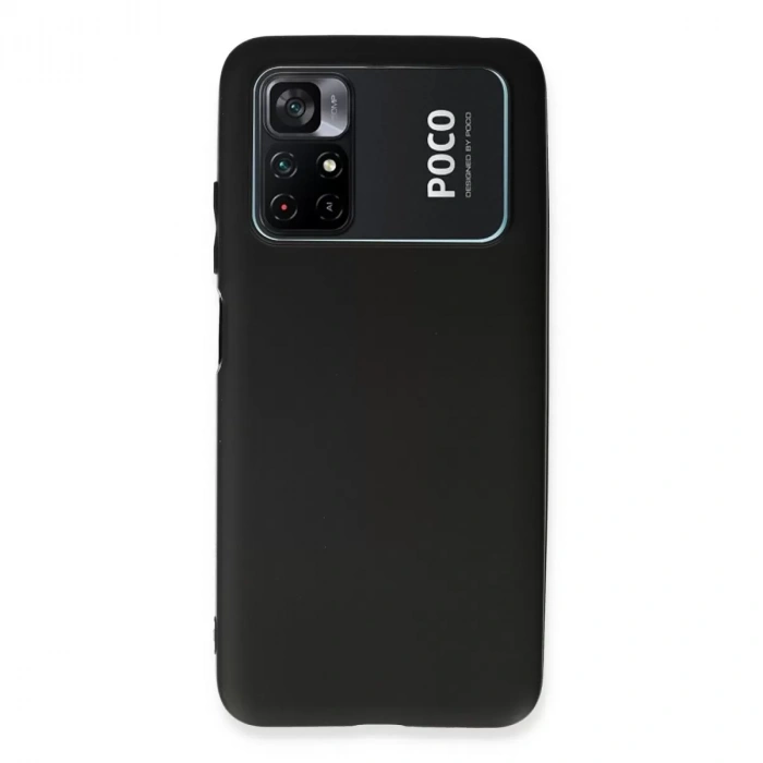 Xiaomi Poco M4 Pro 4g Kılıf First Silikon - Siyah