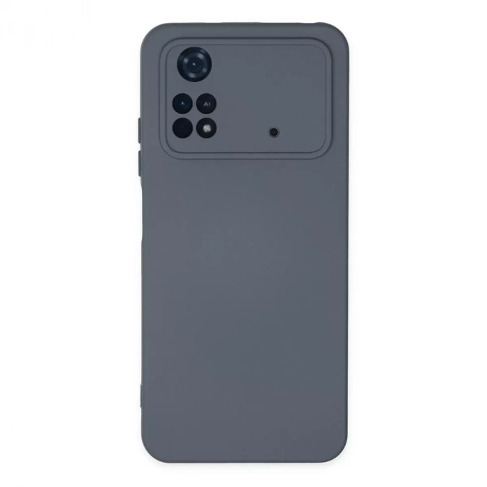 Xiaomi Poco M4 Pro 4g Kılıf Nano İçi Kadife Silikon - Gri