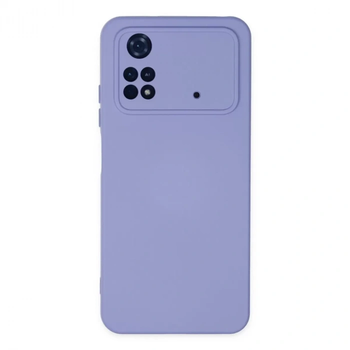 Xiaomi Poco M4 Pro 4g Kılıf Nano İçi Kadife Silikon - Lila