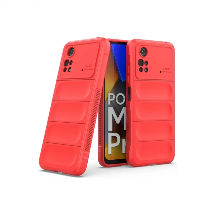 Xiaomi Poco M4 Pro 4g Kılıf Optimum Silikon - Kırmızı