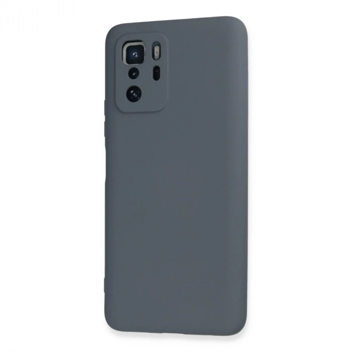 Xiaomi Poco X3 Gt Kılıf Nano İçi Kadife Silikon - Gri