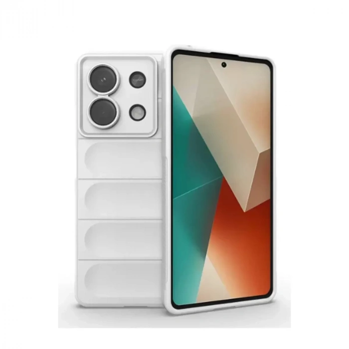 Xiaomi Poco X6 Kılıf Optimum Silikon - Krem