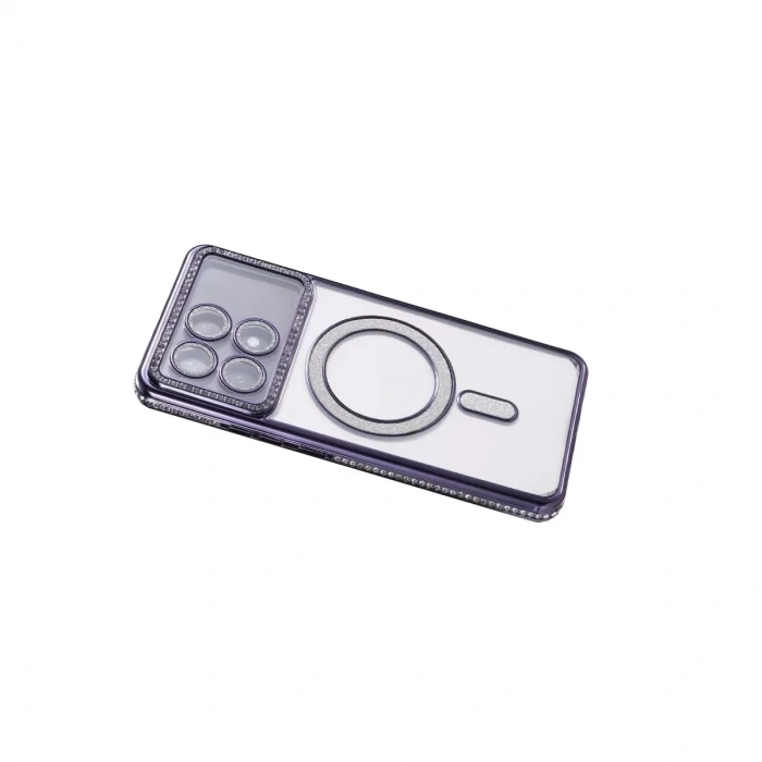 Xiaomi Poco X6 Pro Joke Simli Magneticsafe Kılıf - Derin Mor