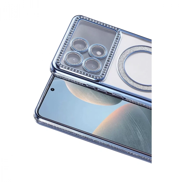 Xiaomi Poco X6 Pro Joke Simli Magneticsafe Kılıf - Mavi