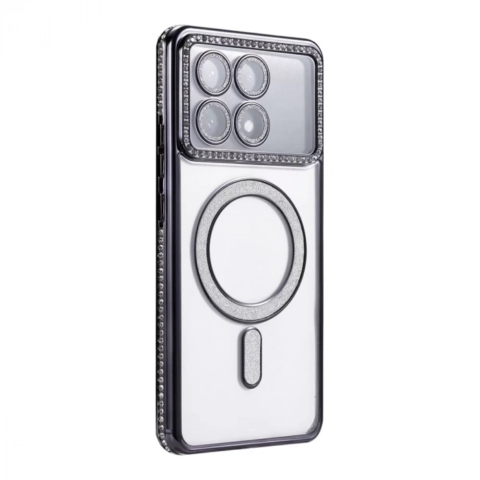 Xiaomi Poco X6 Pro Joke Simli Magneticsafe Kılıf - Siyah