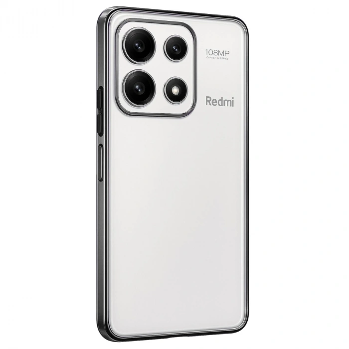 Xiaomi Poco X6 Pro Kılıf Razer Lensli Silikon - Gümüş