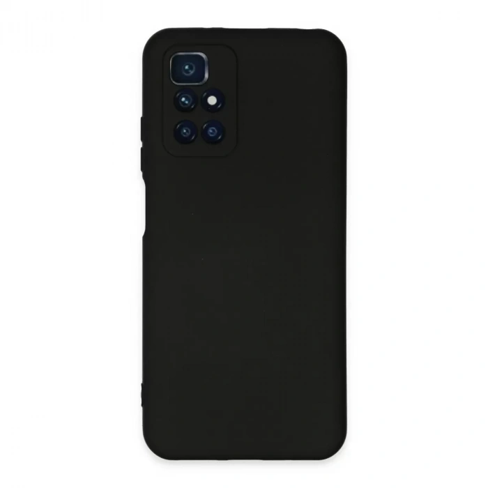 Xiaomi Redmi 10 2022 Kılıf Nano İçi Kadife Silikon - Siyah