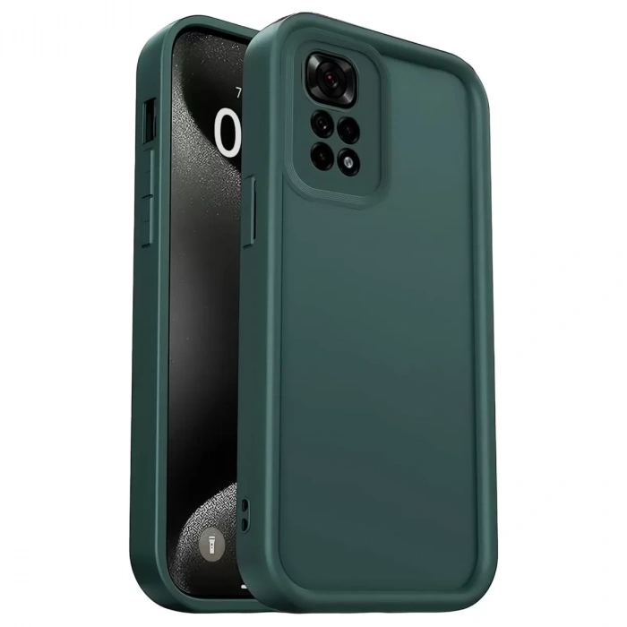 Xiaomi Redmi 10 2022 Kılıf Viera Silikon - Koyu Yeşil