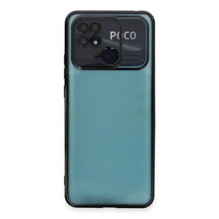 Xiaomi Redmi 10c Kılıf Razer Lensli Silikon - Siyah