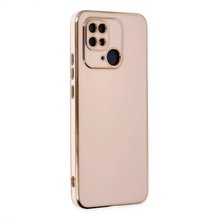 Xiaomi Redmi 10c Kılıf Volet Silikon - Pembe