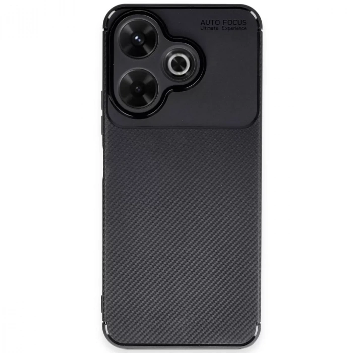 Xiaomi Redmi 13 4g Kılıf Auto Focus Karbon Kapak - Siyah