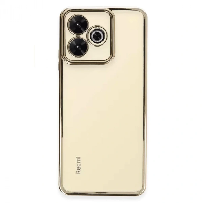Xiaomi Redmi 13 4g Kılıf Razer Lensli Silikon - Gold