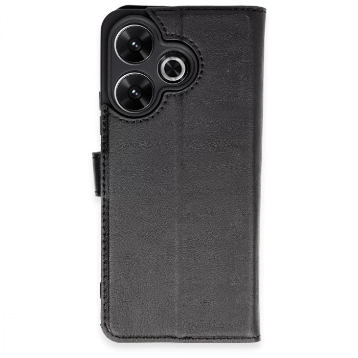 Xiaomi Redmi 13 4g Kılıf Trend S Plus Kapaklı Kılıf - Siyah