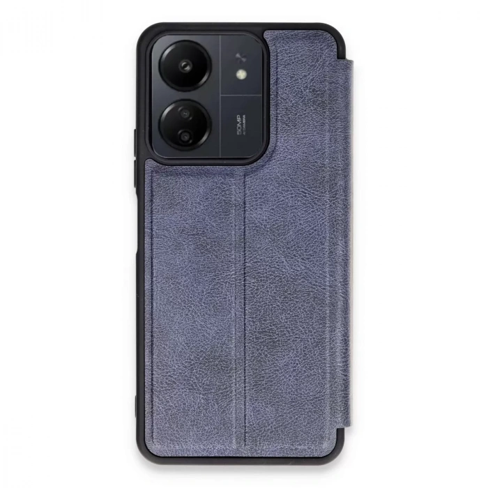 Xiaomi Redmi 13c Kılıf Flip Cover - Lacivert