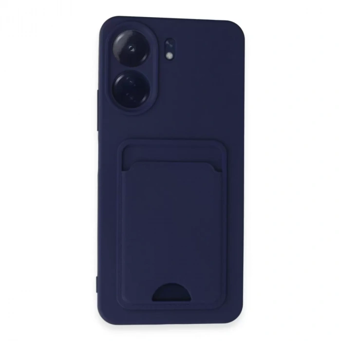 Xiaomi Redmi 13c Kılıf Kelvin Kartvizitli Silikon - Lacivert
