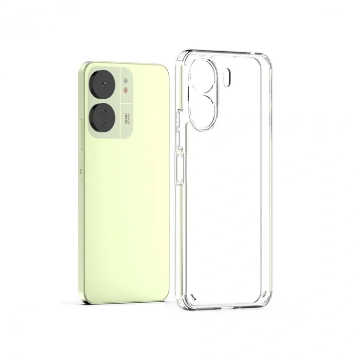 Xiaomi Redmi 13c Kılıf Lüx Şeffaf Silikon