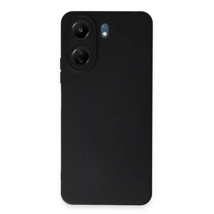 Xiaomi Redmi 13c Kılıf Nano İçi Kadife Silikon - Siyah