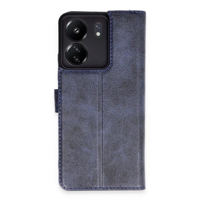 Xiaomi Redmi 13c Kılıf Trend S Plus Kapaklı Kılıf - Lacivert