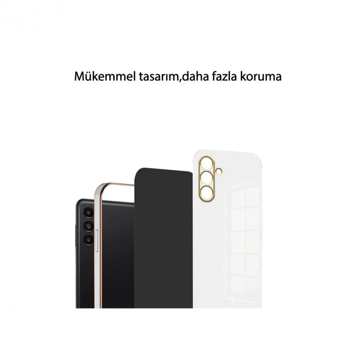 Xiaomi Redmi 13c Kılıf Volet Silikon - Siyah