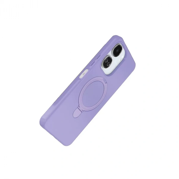 Xiaomi Redmi 13c Regal Magsafe Standlı Kapak - Lila