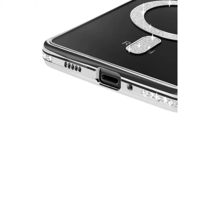 Xiaomi Redmi 14c Joke Simli Magneticsafe Kılıf - Gümüş