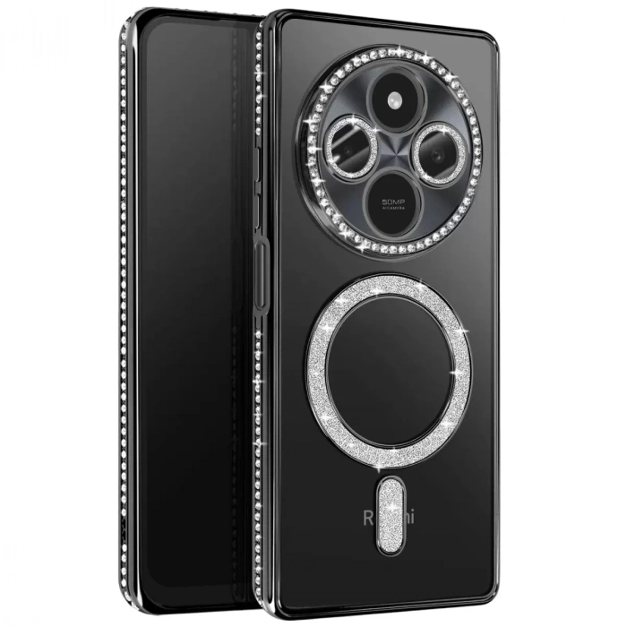 Xiaomi Redmi 14c Joke Simli Magneticsafe Kılıf - Siyah