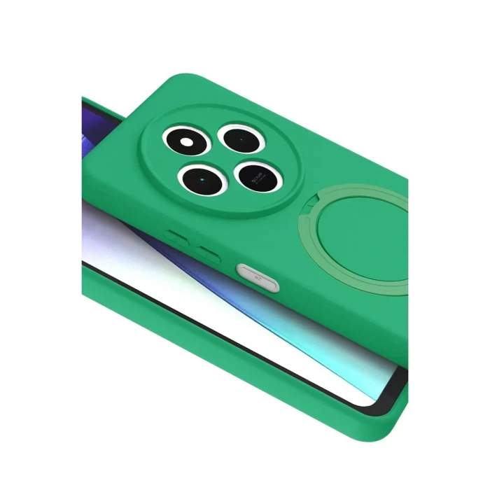 Xiaomi Redmi 14c Regal Magsafe Standlı Kapak - Yeşil