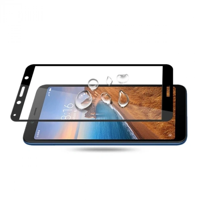 Xiaomi Redmi 7A 3D Full Kaplama Kırılmaz Cam Ekran Koruyucu-(5775)