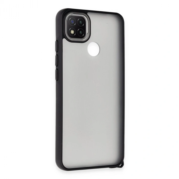 Xiaomi Redmi 9c Kılıf Elegant Kapak - Siyah
