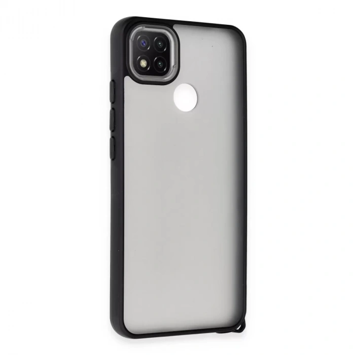 Xiaomi Redmi 9c Kılıf Elegant Kapak - Siyah