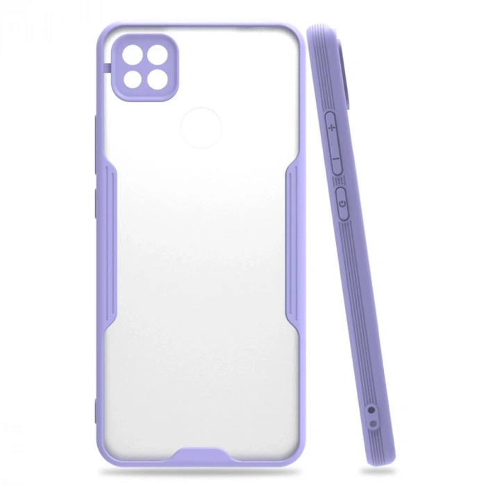 Xiaomi Redmi 9c Kılıf Platin Silikon - Lila