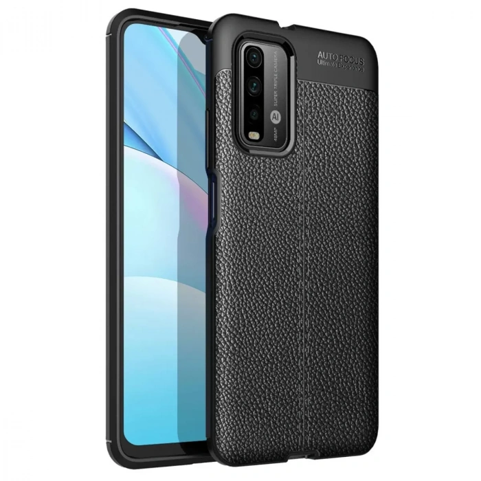 Xiaomi Redmi 9t Kılıf Auto Focus Kapak - Siyah