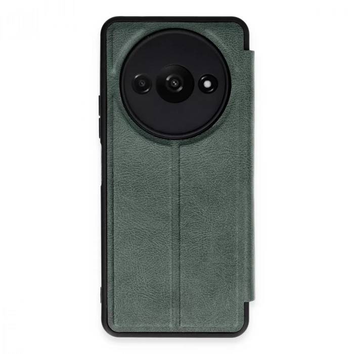 Xiaomi Redmi A3 4g Kılıf Flip Cover - Koyu Yeşil